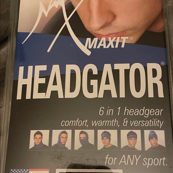 Maxit Headgator 6-in-1 Black Headgear/Facemask - Picture 2 of 4